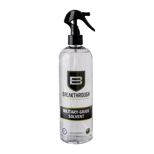 Breakthrough Clean Technologies Military Grade Solvent 16 oz Trigger Spray Bottle Clear