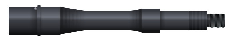 CBC Industries Ar-15 9mm Barrel 7 Inch 1 to 10 Twist Chrome Moly Nitride