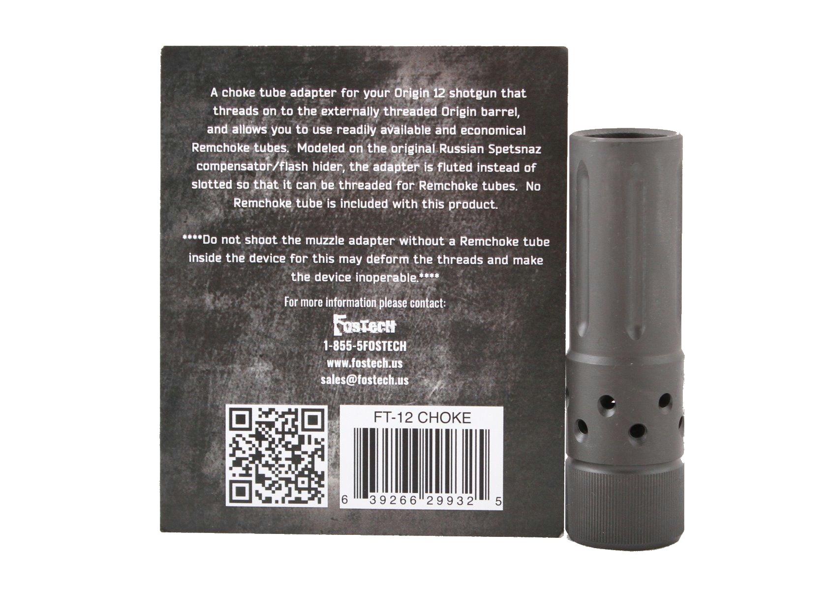 Fostech Origin12 Choke Adapter for Remchoke Tubes Steel Frame