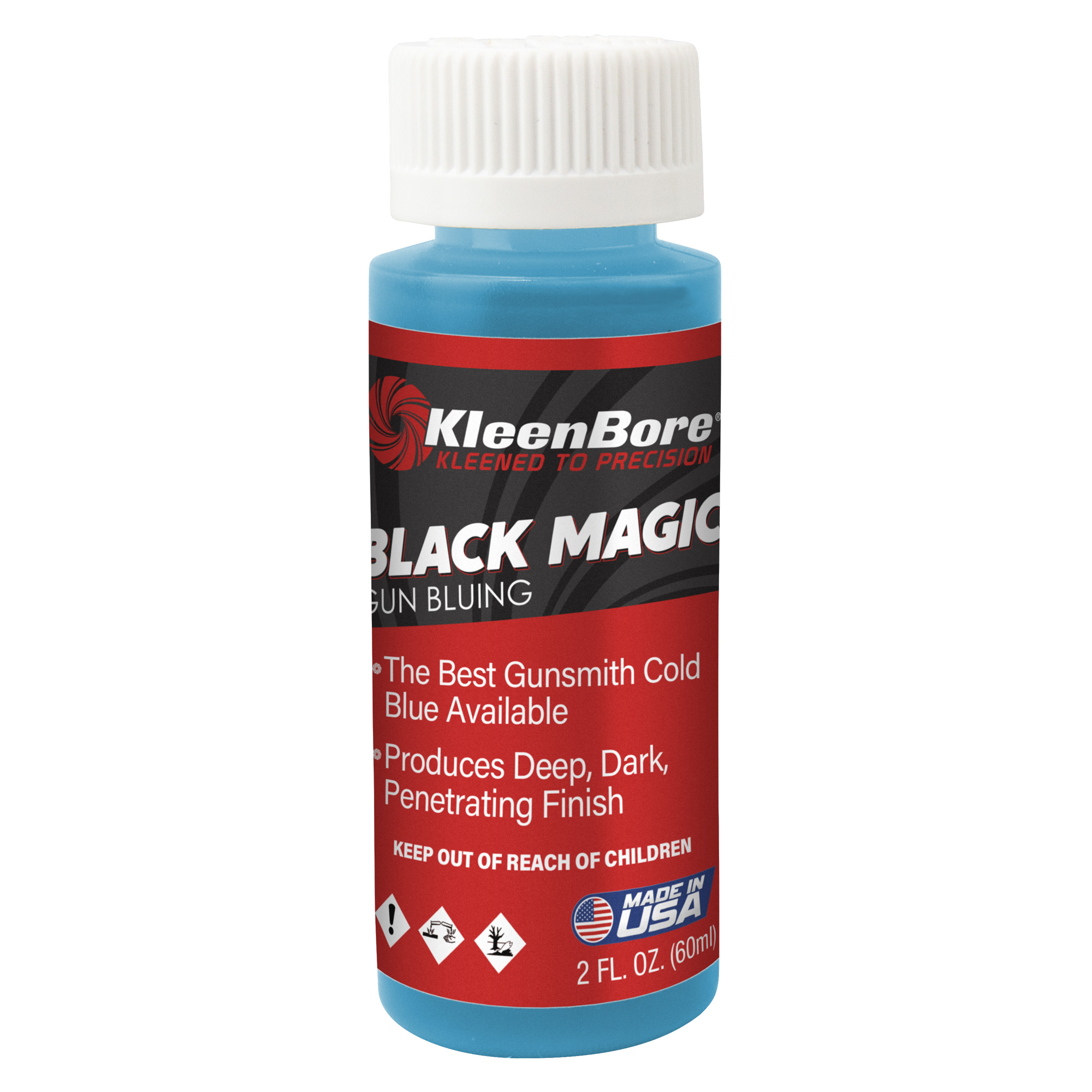 KleenBore GB2 Black Magic Gun Bluing 2 oz. Bottle