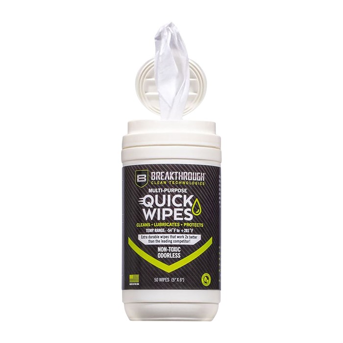 Breakthrough Clean Technologies Multi-Purpose CLP Quick Wipes 5"x6" 50/ct