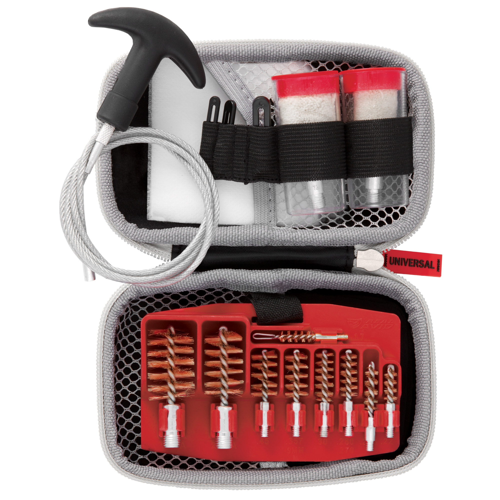 Real Avid Gun Boss Universal Cable Kit Cleans Handguns Rifles Shotguns