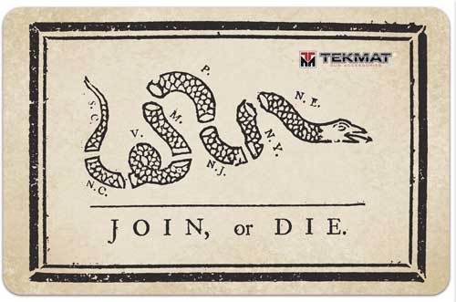 TekMat TEKR17JOIN Join, or Die. Cleaning Mat 11" x 17"