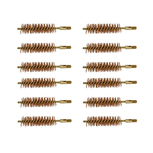 54 CALIBER DOUBLE-TUFF BRONZE RIFLE BRUSH 12 PACK