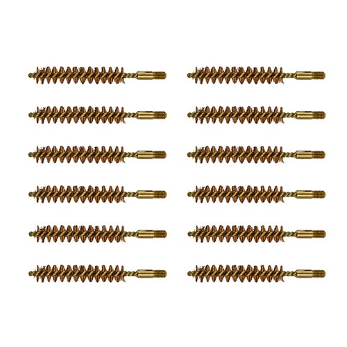 375 CALIBER BRONZE ''BEEFY'' BORE BRUSH 12 PACK