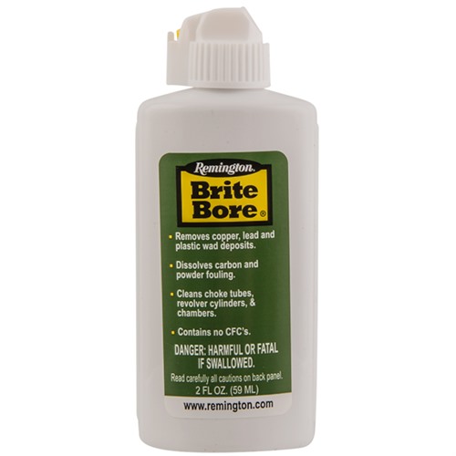 Remington Brite Bore 2 oz Squeeze Bottle Against Copper Build Up Fouling