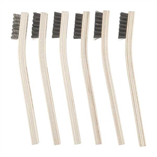 STAINLESS STEEL CRIMPED WIRE BRUSH 6/PACK