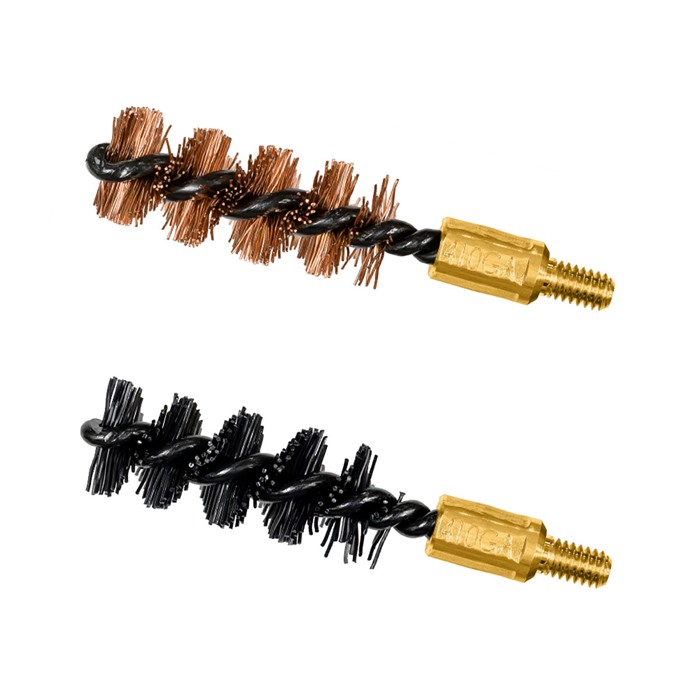 Otis FG541NB Bore Brush Set  410 Gauge Shotgun Firearm 8-32" Thread 2" Long Bronze/Nylon Bristles 2 Per Pkg