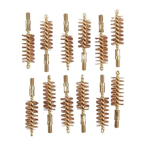 44/45 CALIBER BRONZE PISTOL BRUSHES 12 PACK
