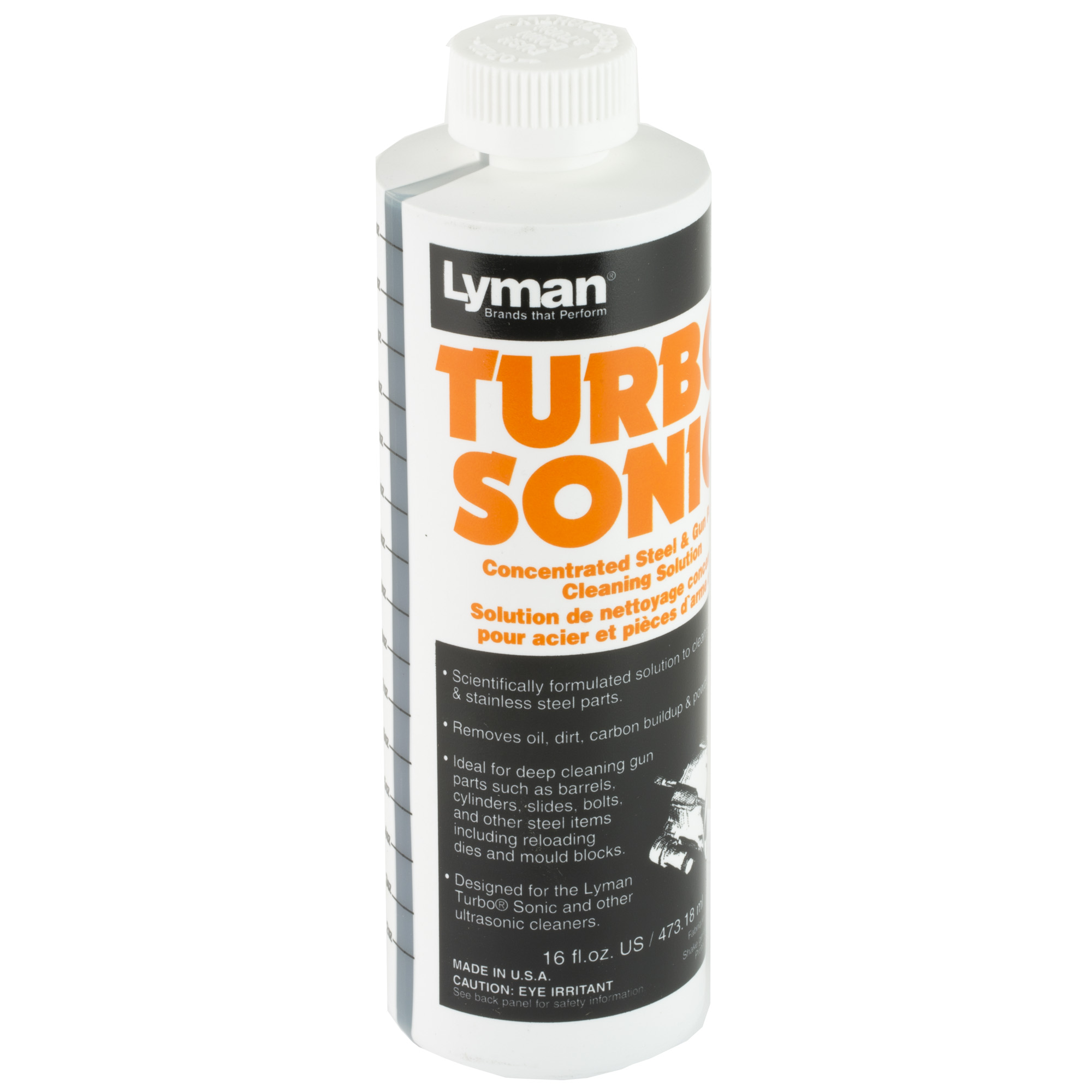 Lyman 7631707 Turbo Sonic Gun Parts Cleaning Solution Against Grease, Dust, Oil 16 oz Bottle
