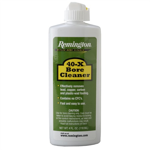 Remington 18397 40-X Bore Cleaner Removes Carbon Lead Plastic Fouling 4 oz