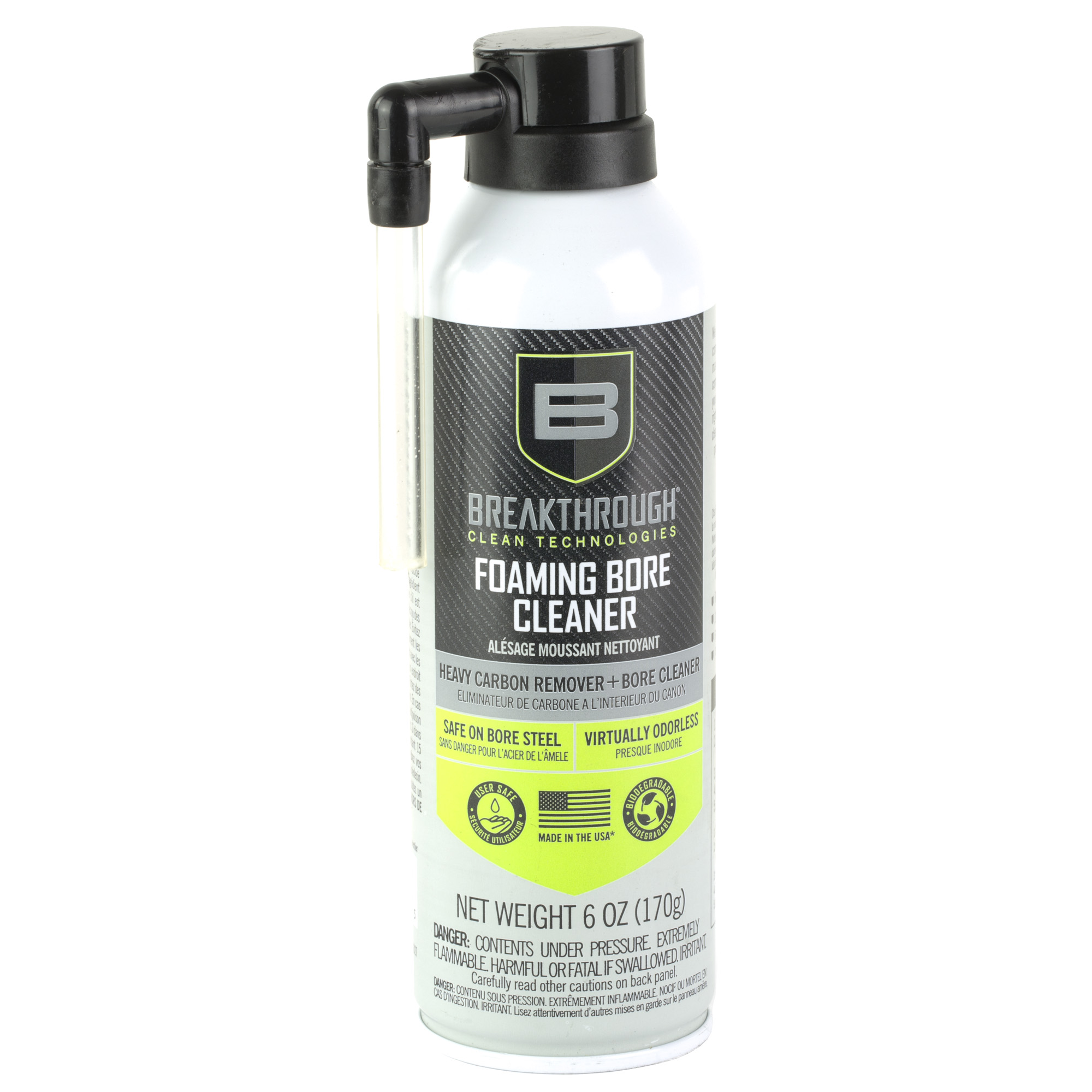Breakthrough Clean Technologies Foaming Bore Cleaner 6 oz Clear Aerosol