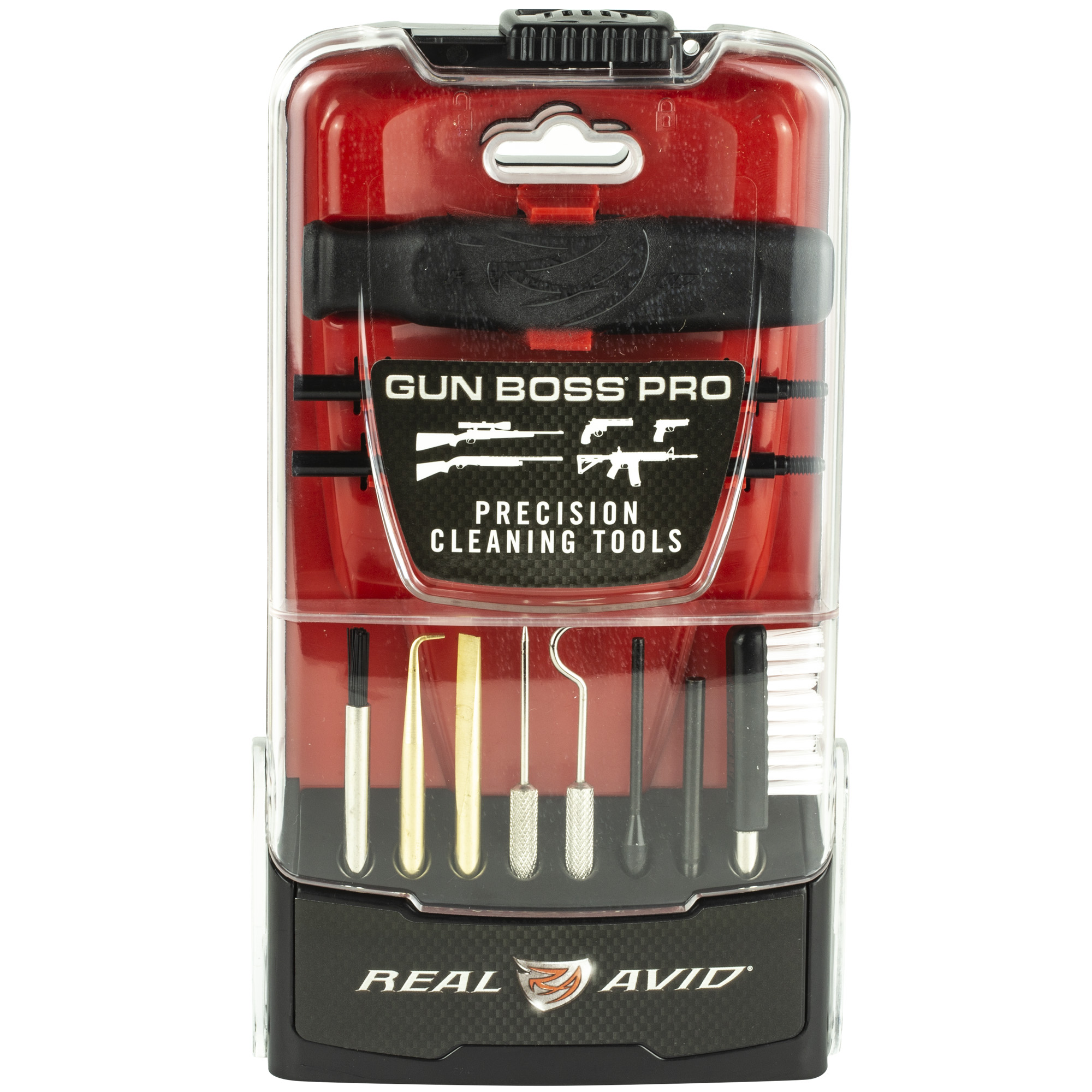 Real Avid Gun Boss Pro Precision Cleaning Tools Polycarbonate Case