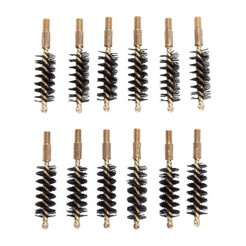 10MM, 40/41 CALIBER HEAVY WEIGHT NYLON PISTOL BRUSH 12PK