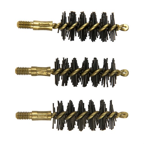 50 CALIBER HEAVY WEIGHT NYLON PISTOL BRUSH 3 PACK