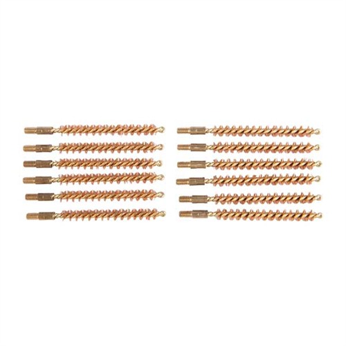 6MM 8-32M BRONZE BRUSHES 12 PACK