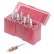 Tipton 8-Piece Bronze Pistol Brush Set (22-47/48 cal)