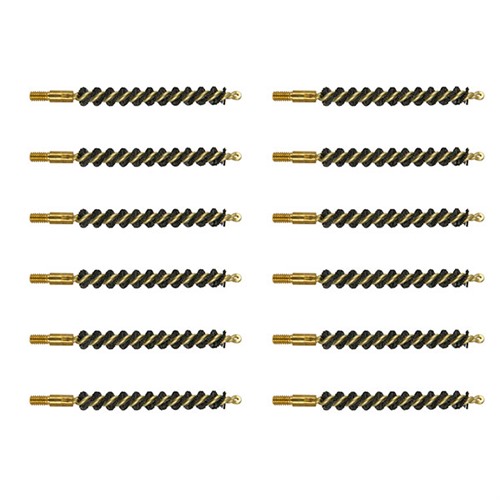 7MM HEAVY WEIGHT NYLON RIFLE BRUSH 12 PACK