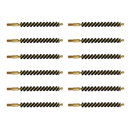 6.5MM HEAVY WEIGHT NYLON RIFLE BRUSH 12 PACK