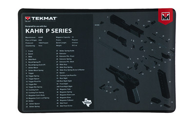 TekMat TEKR17KAHRPSRS KAHR Cleaning Mat Black Thermoplastic Fiber Top w/Vulcanized Rubber Back 11" x 17"