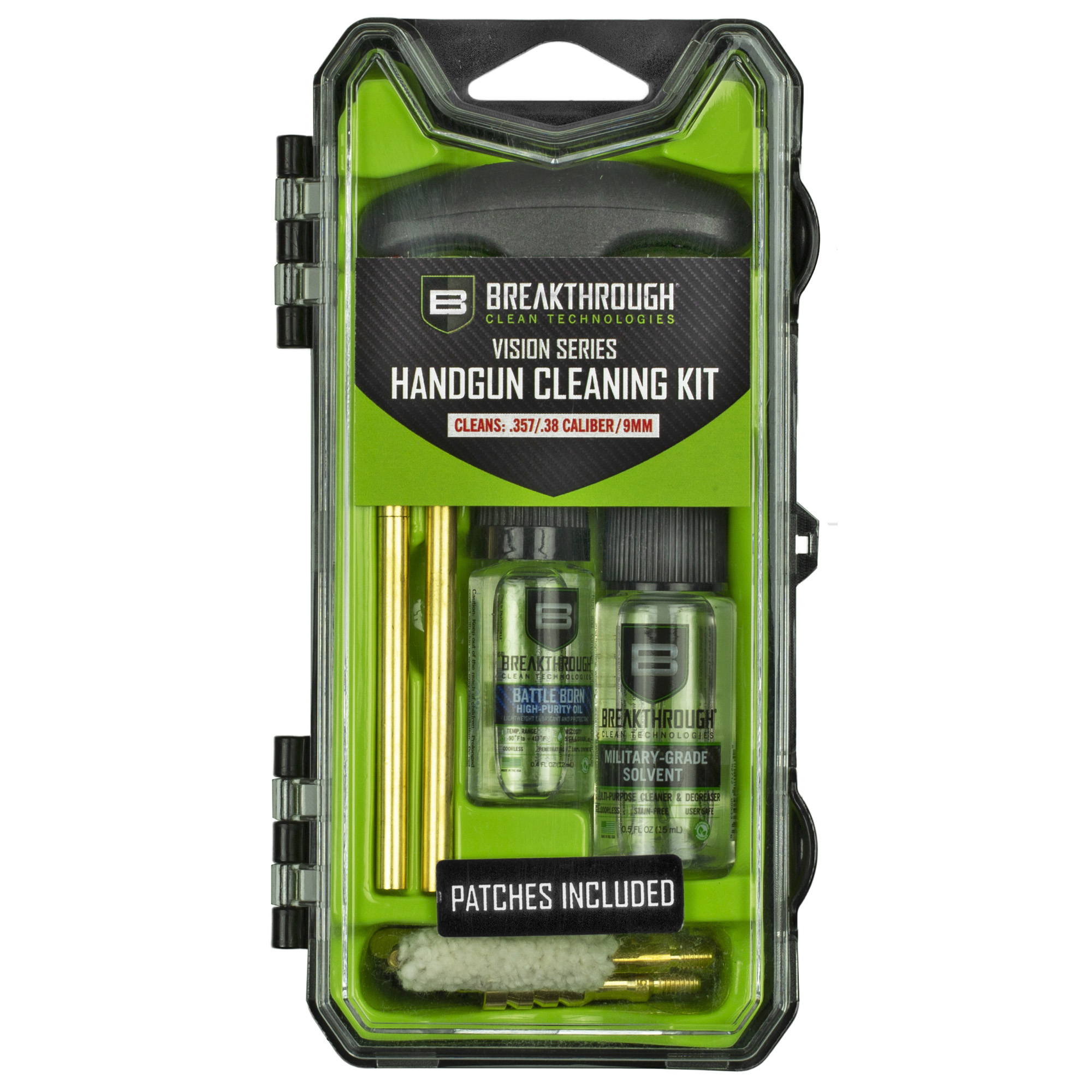 Breakthrough Clean Technologies Vision Series Pistol Cleaning Kit 357/.38 Cal and 9mm