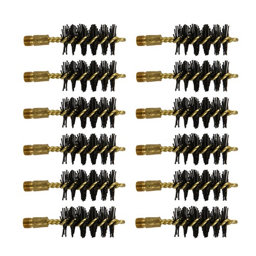 10 GAUGE HEAVY WEIGHT NYLON SHOTGUN BRUSH 12 PACK