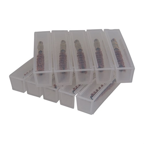 BRASS BORE BRUSHES, 10 PAK FITS .22 RIMFIRE/.223/5.56MM