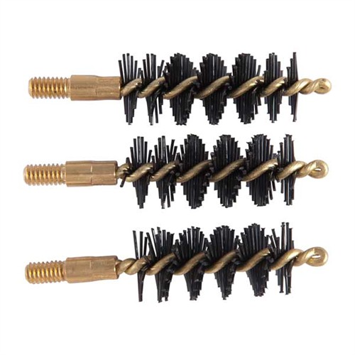 44/45 CALIBER HEAVY WEIGHT NYLON PISTOL BRUSH 3 PACK