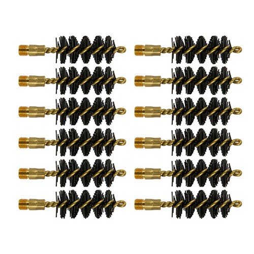 16 GAUGE HEAVY WEIGHT NYLON SHOTGUN BRUSH 12 PACK