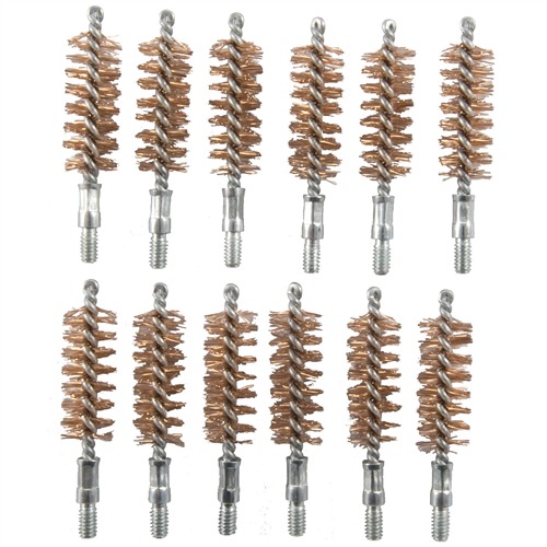 44-45 CALIBER DOUBLE-TUFF BRONZE PISTOL BRUSH 12 PACK