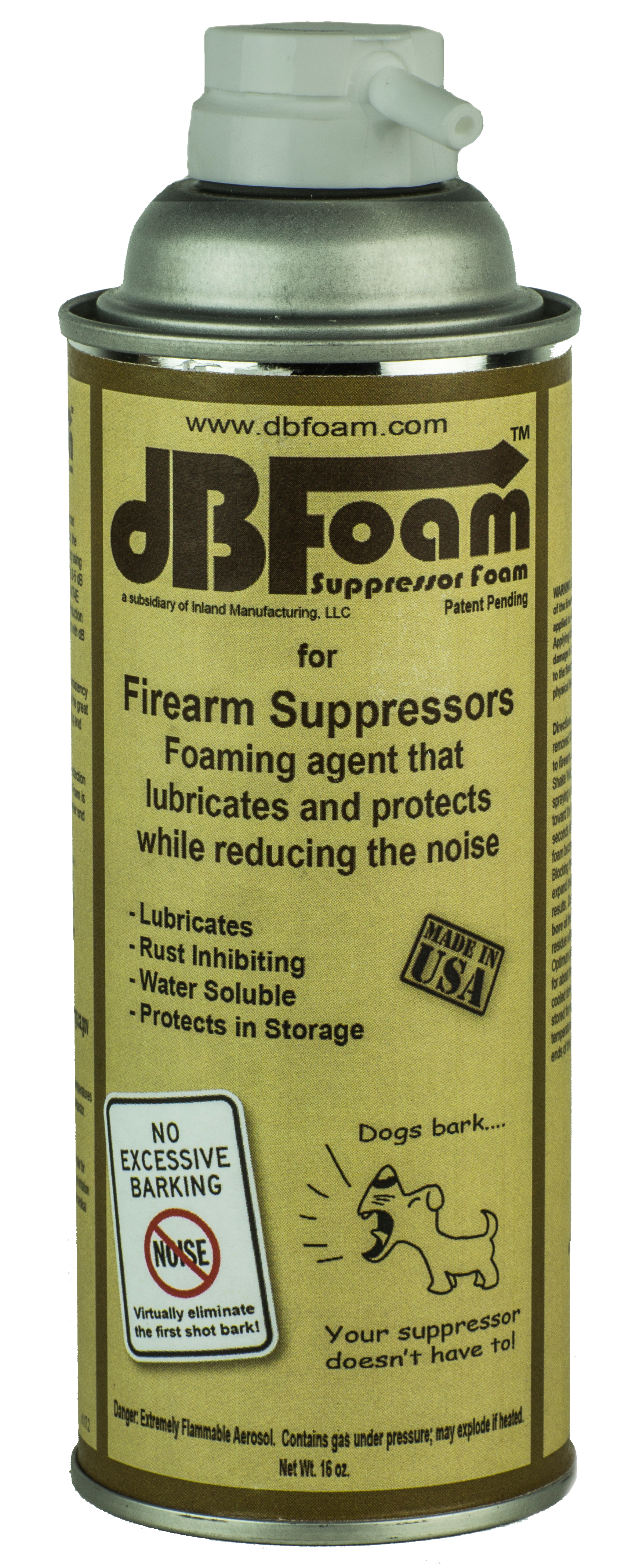 Inland dB foam Suppressor Cleaner 16 oz.