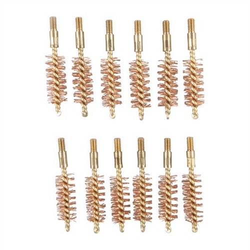 10MM/40 ''SPECIAL LINE''DOUBLE-TUFF BRASS PISTOL BRUSH 12PK