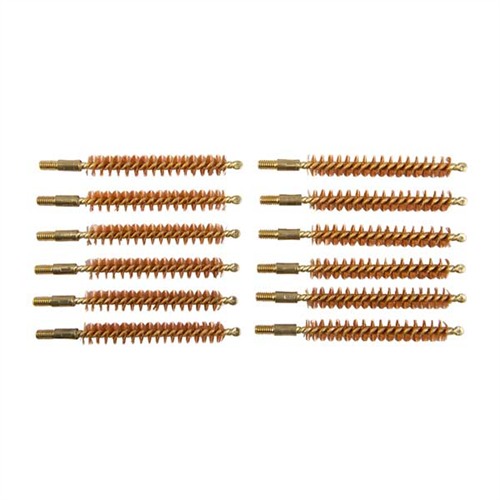 8MM 8-32M BRONZE BRUSHES 12 PACK