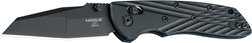 Hogue Deka Folding Knife Black 3.25 in. Able Lock