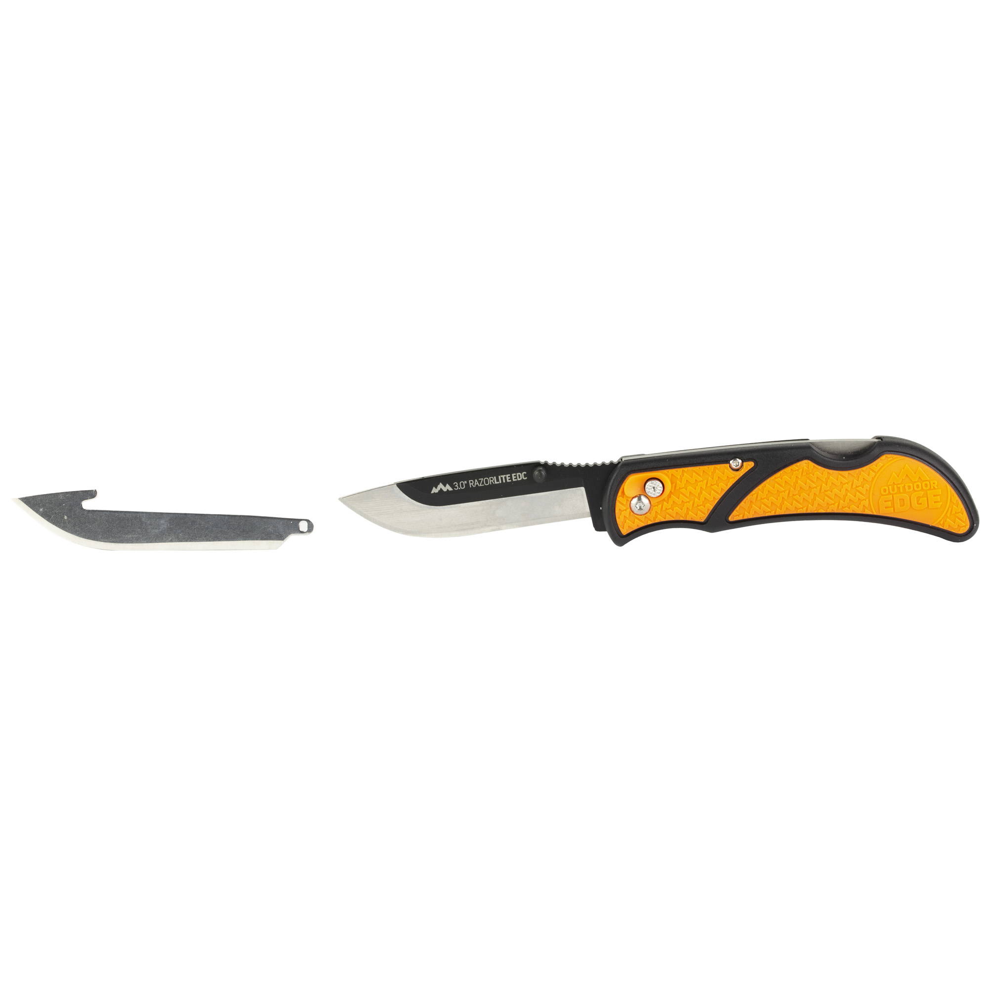 Outdoor Edge Razor-Lite EDC Knife Orange 3 in.
