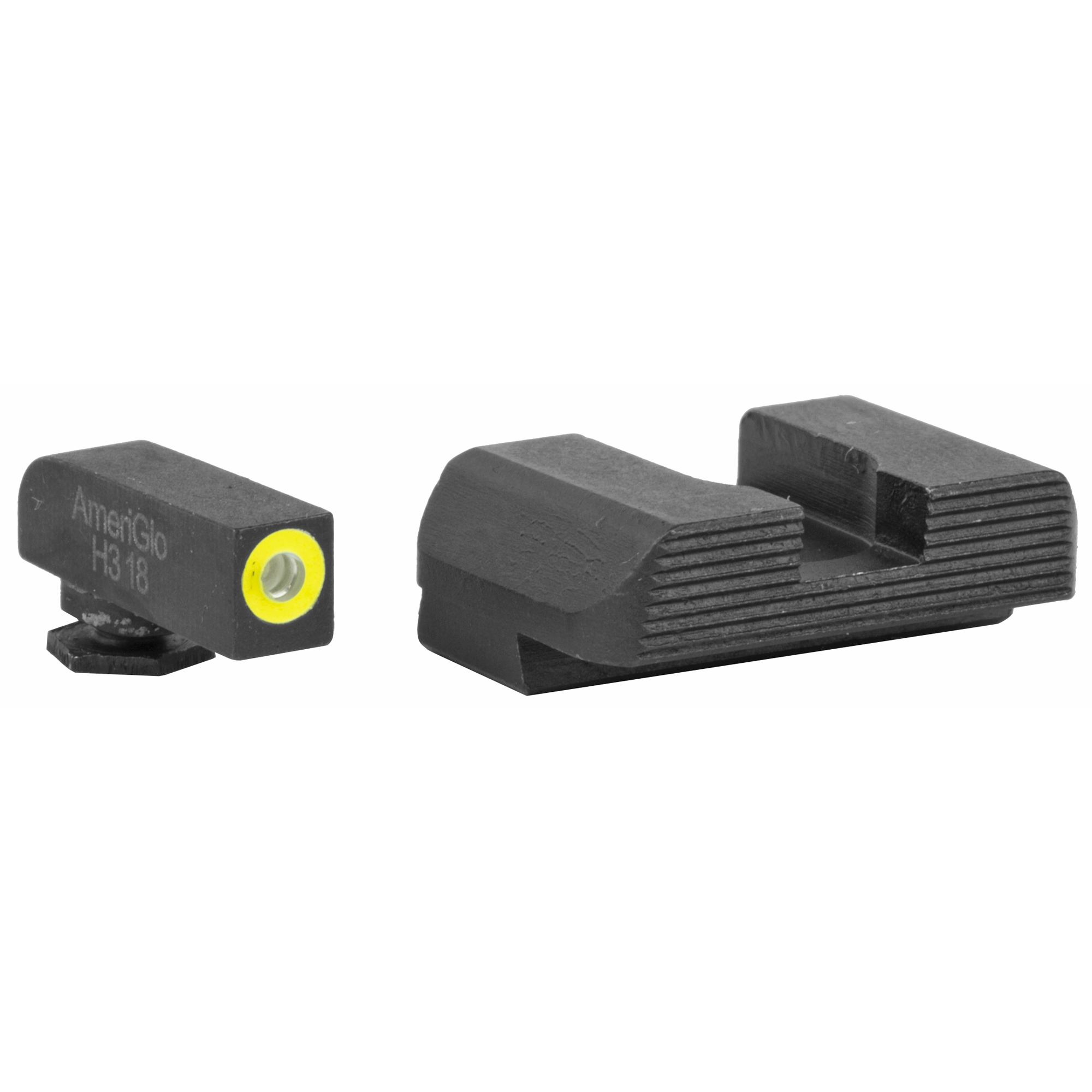 AmeriGlo Protector Glock Front Green Tritium Rear Serrated Fits Glock 17 17L
