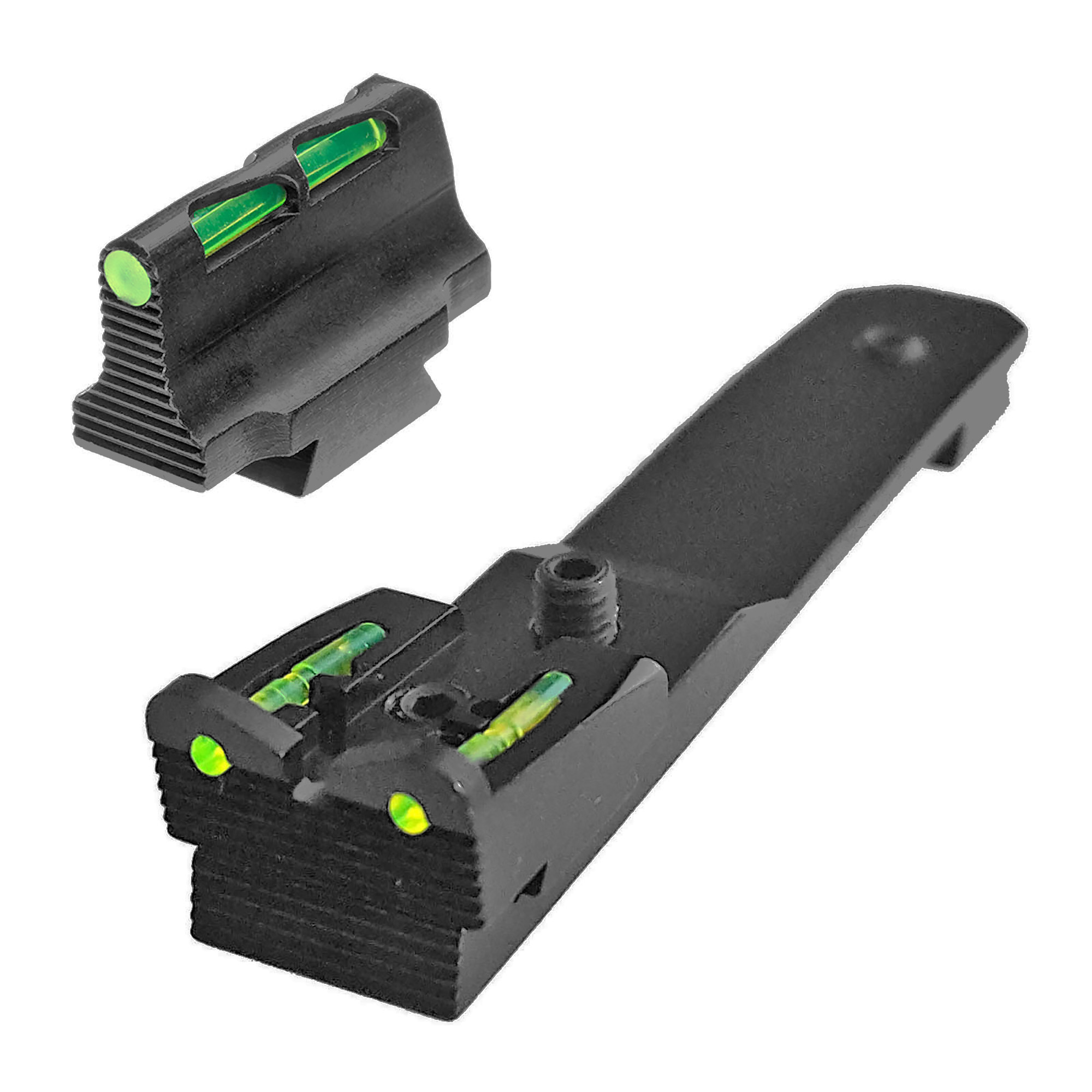 Hiviz Adj Rear Fixed Front Henry H009 Sight Set Green Red White LightPipes