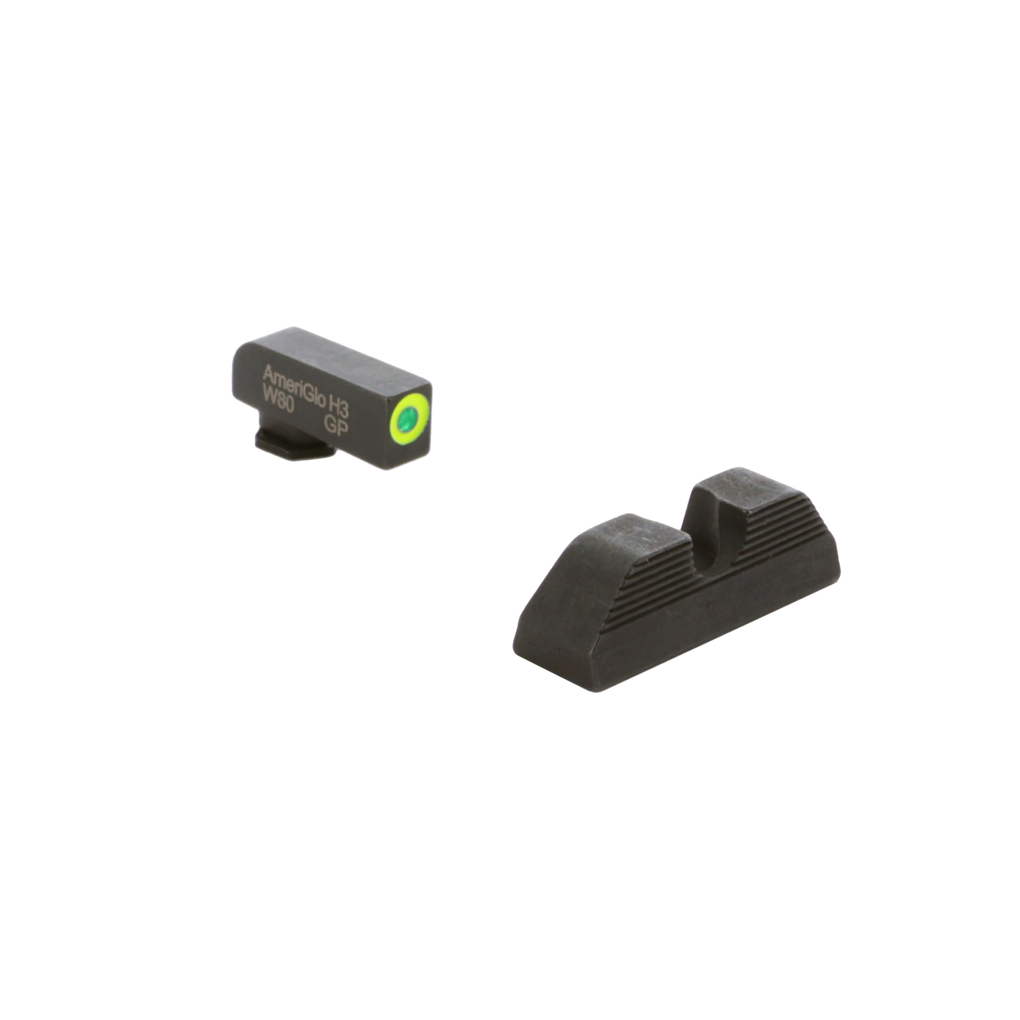 AmeriGlo Protector Night Sight Glock Gen 5 9mm/.40 Green Front Black Rear Matte