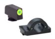 AmeriGlo Ghost Ring Night Sight Set Glock 17 19 26 Green Tritium Lime Outline