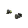 AmeriGlo Trooper Tritium Sight Set for Sig #6 Front #8 Rear LumiGreen