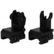 TacFire AR Front Rear Flip Up Iron Sights A2Post Ball Bearing Detent Posi Lock