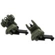 TacFire AR15 45 Degree Low Profile Pop Up Sights OD Green Polymer