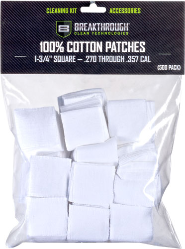 Breakthrough Clean BTCPS13450 Square Patches 270/357 Cal 1.75" 50 Pack