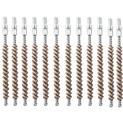 22 CALIBER DOUBLE-TUFF BRONZE RIFLE BRUSH 12 PACK