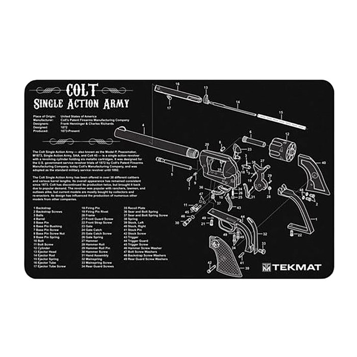 COLT ARMY REVOLVER GUN MAT