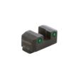 AmeriGlo Green Tritium 2-Dot Outlines Sq Notch Serrated Sight Hellcat OSP