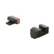 AmeriGlo Hellcat Standard Front Sight Green Tritium Orange Outline Rear Serrated