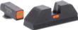AmeriGlo Glock Gen5 Rear Green Tritium Outline Orange Square Sight