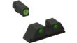 Meprolight Hyper-Bright Green Ring Front Green Rear Sights FN 509