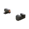AmeriGlo Green Tritium OrangeOutline Front Serrated Rear Sight Hellcat OSP